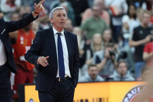 Svetislav Pesic FC Bayern Basketball, Head Coach , GER, FC Bayern Basketball vs Alba Berlin, Basketball, easycredit Basketball Bundesliga, 27 Matchday, Season 2025 2026, 01 05 2026, GER, FC Bayern Basketball vs Alba Berlin, Basketball, easycredit Basketball Bundesliga, 27 Matchday, Season 2025 2026, 01 05 2026 Muenchen Copyright: xEibner-Pressefoto JennixMaulx EP_JML
