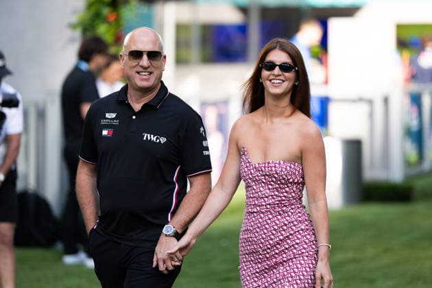 F1 - MIAMI GRAND PRIX 2026 TOWRISS Dan (usa), CEO of TWG Motorsports (Cadillac ownership group), portrait, and his wife Cassidy Towriss during the Formula 1 Miami Grand Prix 2026, 4th round of the 2026 Formula One World Championship, WM, Weltmeisterschaft from May 1 to 3, 2026 on the Miami International Autodrome, in Miami Gardens, USA - Miami GardensUnited States  Copyright: xAndrÃ xFerreirax