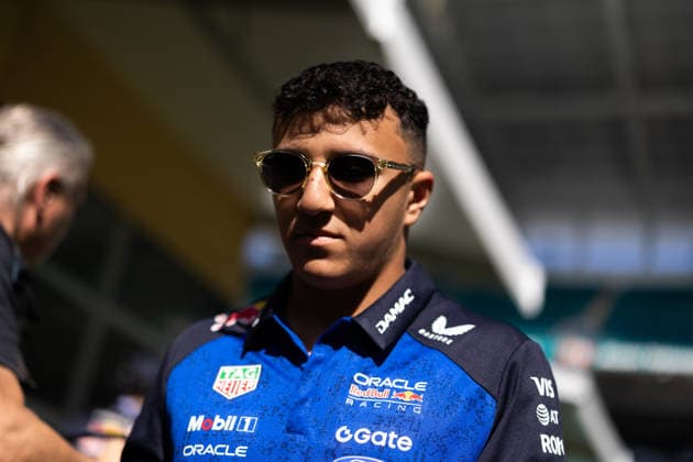 F1 - MIAMI GRAND PRIX 2026 HADJAR Isack (fra), Red Bull Racing Ford RB22, portrait during the Formula 1 Miami Grand Prix 2026, 4th round of the 2026 Formula One World Championship, WM, Weltmeisterschaft from May 1 to 3, 2026 on the Miami International Autodrome, in Miami Gardens, USA - Miami GardensUnited States  Copyright: xAndrÃ xFerreirax