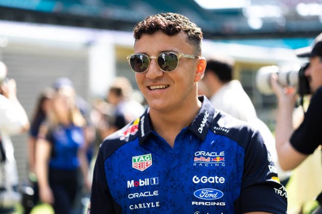 F1 - MIAMI GRAND PRIX 2026 HADJAR Isack (fra), Red Bull Racing Ford RB22, portrait during the Formula 1 Miami Grand Prix 2026, 4th round of the 2026 Formula One World Championship, WM, Weltmeisterschaft from May 1 to 3, 2026 on the Miami International Autodrome, in Miami Gardens, USA - Miami GardensUnited States  Copyright: xAndrÃ xFerreirax