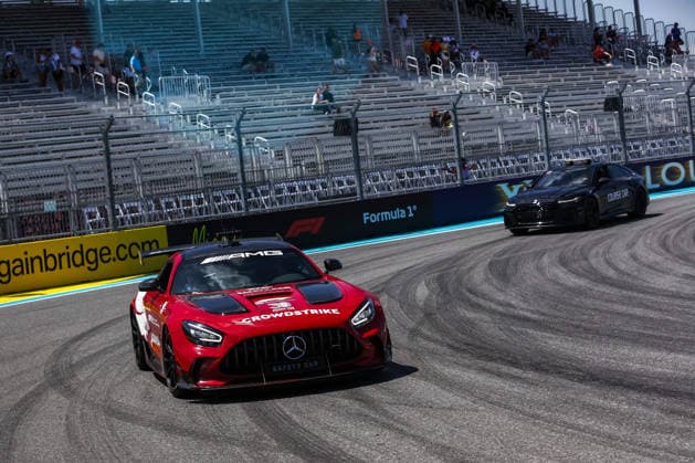 F1 - MIAMI GRAND PRIX 2026 FIA Mercedes-AMG GT Black Series Safety Car during the Formula 1 Miami Grand Prix 2026, 4th round of the 2026 Formula One World Championship, WM, Weltmeisterschaft from May 1 to 3, 2026 on the Miami International Autodrome, in Miami Gardens, USA - Miami GardensUnited States  Copyright: xDPPIx