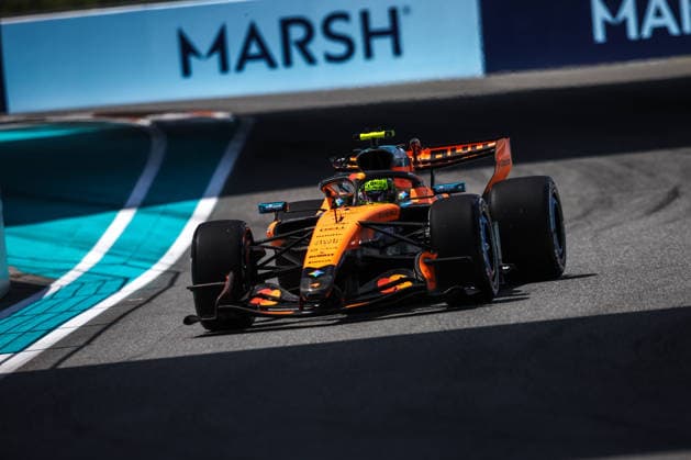 F1 - MIAMI GRAND PRIX 2026 01 NORRIS Lando (gbr), McLaren F1 Team MCL40, action during the Formula 1 Miami Grand Prix 2026, 4th round of the 2026 Formula One World Championship, WM, Weltmeisterschaft from May 1 to 3, 2026 on the Miami International Autodrome, in Miami Gardens, USA - Miami GardensUnited States  Copyright: xDPPIx