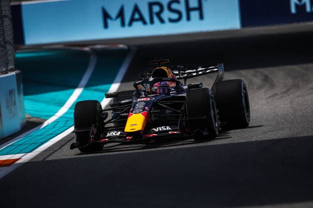 F1 - MIAMI GRAND PRIX 2026 03 VERSTAPPEN Max (nld), Red Bull Racing Ford RB22, action during the Formula 1 Miami Grand Prix 2026, 4th round of the 2026 Formula One World Championship, WM, Weltmeisterschaft from May 1 to 3, 2026 on the Miami International Autodrome, in Miami Gardens, USA - Miami GardensUnited States  Copyright: xDPPIx