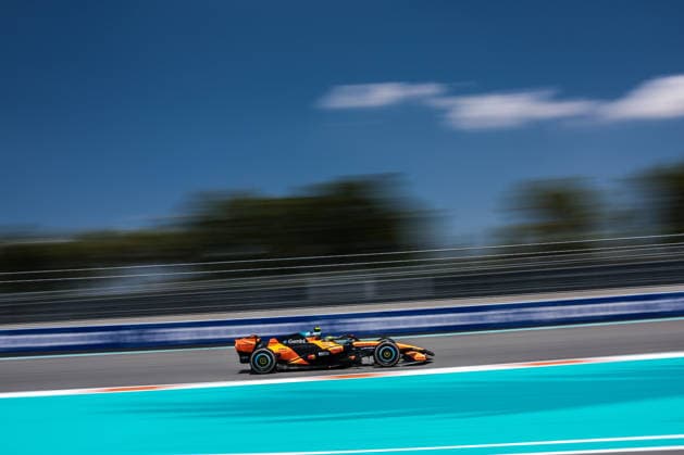F1 - MIAMI GRAND PRIX 2026 01 NORRIS Lando (gbr), McLaren F1 Team MCL40, action during the Formula 1 Miami Grand Prix 2026, 4th round of the 2026 Formula One World Championship, WM, Weltmeisterschaft from May 1 to 3, 2026 on the Miami International Autodrome, in Miami Gardens, USA - Miami GardensUnited States  Copyright: xDPPIx