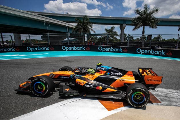 F1 - MIAMI GRAND PRIX 2026 01 NORRIS Lando (gbr), McLaren F1 Team MCL40, action during the Formula 1 Miami Grand Prix 2026, 4th round of the 2026 Formula One World Championship, WM, Weltmeisterschaft from May 1 to 3, 2026 on the Miami International Autodrome, in Miami Gardens, USA - Miami GardensUnited States  Copyright: xDPPIx