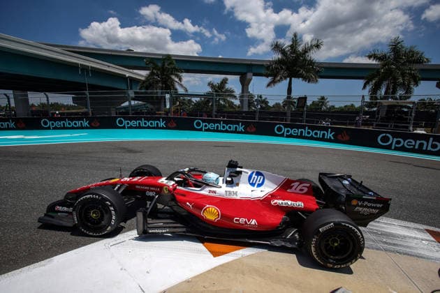 F1 - MIAMI GRAND PRIX 2026 16 LECLERC Charles (mco), Scuderia Ferrari SF-26, action during the Formula 1 Miami Grand Prix 2026, 4th round of the 2026 Formula One World Championship, WM, Weltmeisterschaft from May 1 to 3, 2026 on the Miami International Autodrome, in Miami Gardens, USA - Miami GardensUnited States  Copyright: xDPPIx