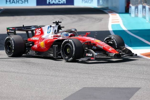 Charles Leclerc Scuderia Ferrari HP 16 , Grand Prix of Miami, Motorsport, Men, Formula 1, Free Practice, 01 05 2026 Miami Florida USA Copyright: xkolbert-press ChristianxKolbertx