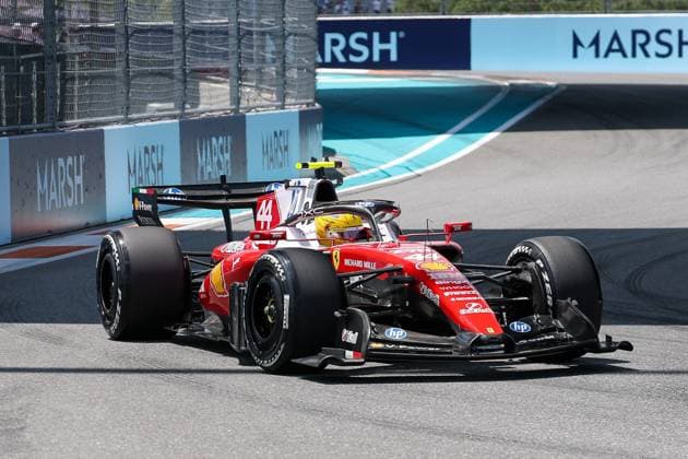 Lewis Hamilton Scuderia Ferrari HP 44 , Grand Prix of Miami, Motorsport, Men, Formula 1, Free Practice, 01 05 2026 Miami Florida USA Copyright: xkolbert-press ChristianxKolbertx
