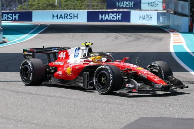Lewis Hamilton Scuderia Ferrari HP 44 , Grand Prix of Miami, Motorsport, Men, Formula 1, Free Practice, 01 05 2026 Miami Florida USA Copyright: xkolbert-press ChristianxKolbertx