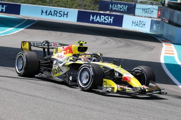 Liam Lawson Visa Cash App RB 30 , Grand Prix of Miami, Motorsport, Men, Formula 1, Free Practice, 01 05 2026 Miami Florida USA Copyright: xkolbert-press ChristianxKolbertx