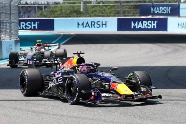Max Verstappen Oracle Red Bull Racing 3 , Grand Prix of Miami, Motorsport, Men, Formula 1, Free Practice, 01 05 2026 Miami Florida USA Copyright: xkolbert-press ChristianxKolbertx