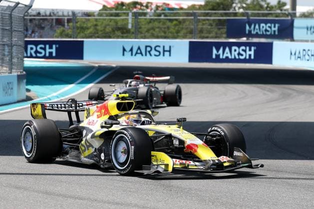 Liam Lawson Visa Cash App RB 30 , Grand Prix of Miami, Motorsport, Men, Formula 1, Free Practice, 01 05 2026 Miami Florida USA Copyright: xkolbert-press ChristianxKolbertx