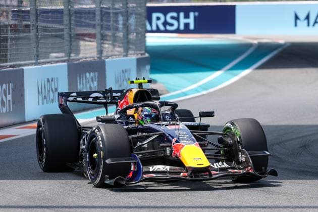 Isack Hadjar Oracle Red Bull Racing 6 , Grand Prix of Miami, Motorsport, Men, Formula 1, Free Practice, 01 05 2026 Miami Florida USA Copyright: xkolbert-press ChristianxKolbertx
