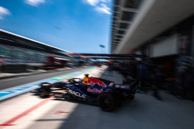 F1 - MIAMI GRAND PRIX 2026 03 VERSTAPPEN Max (nld), Red Bull Racing Ford RB22, action during the Formula 1 Miami Grand Prix 2026, 4th round of the 2026 Formula One World Championship, WM, Weltmeisterschaft from May 1 to 3, 2026 on the Miami International Autodrome, in Miami Gardens, USA - Miami GardensUnited States  Copyright: xDPPIx