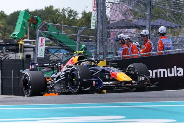 Isack Hadjar Oracle Red Bull Racing 6 , Grand Prix of Miami, Motorsport, Men, Formula 1, Free Practice, 01 05 2026 Miami Florida USA Copyright: xkolbert-press ChristianxKolbertx