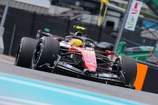Lewis Hamilton Scuderia Ferrari HP 44 , Grand Prix of Miami, Motorsport, Men, Formula 1, Free Practice, 01 05 2026 Miami Florida USA Copyright: xkolbert-press ChristianxKolbertx