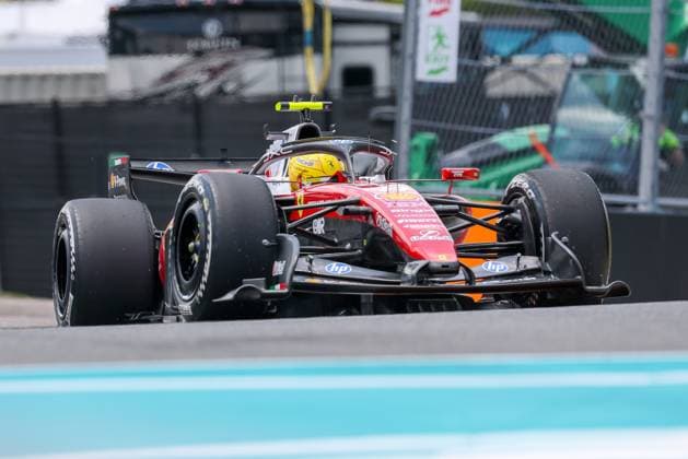 Lewis Hamilton Scuderia Ferrari HP 44 , Grand Prix of Miami, Motorsport, Men, Formula 1, Free Practice, 01 05 2026 Miami Florida USA Copyright: xkolbert-press ChristianxKolbertx