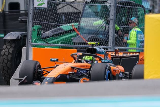 Lando Norris McLaren Formula 1 Team 1 , Grand Prix of Miami, Motorsport, Men, Formula 1, Free Practice, 01 05 2026 Miami Florida USA Copyright: xkolbert-press ChristianxKolbertx