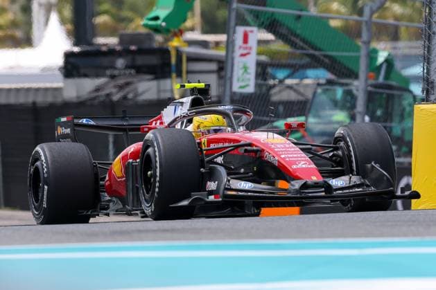 Lewis Hamilton Scuderia Ferrari HP 44 , Grand Prix of Miami, Motorsport, Men, Formula 1, Free Practice, 01 05 2026 Miami Florida USA Copyright: xkolbert-press ChristianxKolbertx