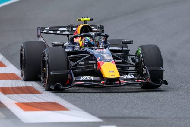 Isack Hadjar Oracle Red Bull Racing 6 , Grand Prix of Miami, Motorsport, Men, Formula 1, Free Practice, 01 05 2026 Miami Florida USA Copyright: xkolbert-press ChristianxKolbertx