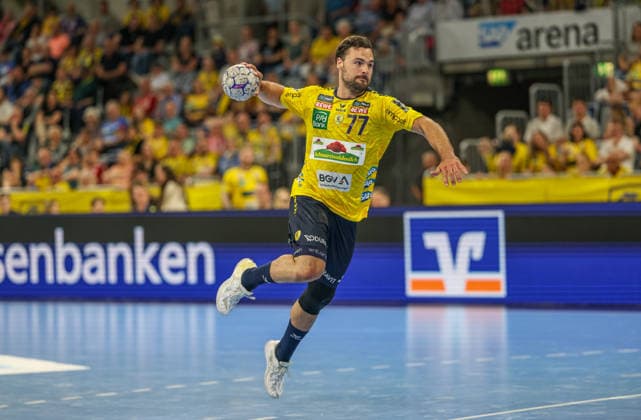 GER, Mannheim, Rhein Neckar Löwen vs MT Melsungen, Daikin Handball Bundesliga, Handball, HBL, Spielzeit 2025 2026, SAP Arena, 30 Spieltag im Bild Dani Baijens RheinNeckar Löwen 77 DFB DFL REGULATIONS PROHIBIT ANY USE OF PHOTOGRAPHS AS IMAGE SEQUENCES AND OR QUASI VIDEO, 01 05 2026 Copyright: HMBxMedia HendrikxHamelau