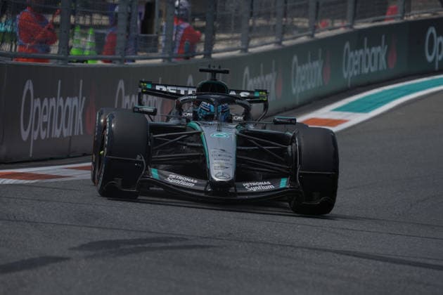 Formula 1 Crypto com Miami Grand Prix 2026 01 05 2026, Miami International Autodrome, Miami, Formula 1 Crypto com Miami Grand Prix 2026 ,in the picture George Russell GBR , Mercedes AMG Petronas Formula One Team nordphotoxGmbHx xBratic nph00250