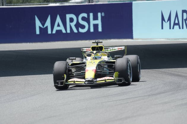 01 05 2026, Miami International Autodrome, Miami, Formula 1 Crypto com Miami Grand Prix 2026 ,in the picture Arvid Lindblad GBR , Visa Cash App Racing Bulls Formula One Team Photo by Hasan Bratic DeFodi Images