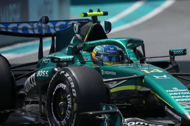 01 05 2026, Miami International Autodrome, Miami, Formula 1 Crypto com Miami Grand Prix 2026 ,in the picture Fernando Alonso ESP , Aston Martin Aramco Formula One Team Photo by Hasan Bratic DeFodi Images