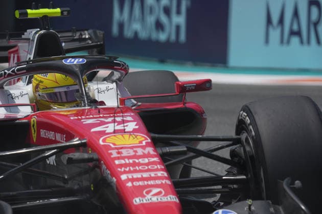 01 05 2026, Miami International Autodrome, Miami, Formula 1 Crypto com Miami Grand Prix 2026 ,in the picture Lewis Hamilton GBR , Scuderia Ferrari HP Photo by Hasan Bratic DeFodi Images