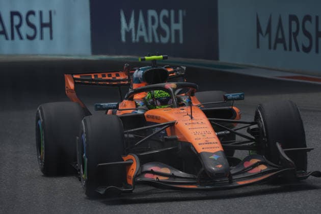 01 05 2026, Miami International Autodrome, Miami, Formula 1 Crypto com Miami Grand Prix 2026 ,in the picture Lando Norris GBR , McLaren Mastercard F1 Team Photo by Hasan Bratic DeFodi Images