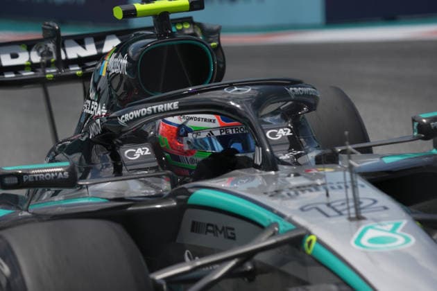 01 05 2026, Miami International Autodrome, Miami, Formula 1 Crypto com Miami Grand Prix 2026 ,in the picture Andrea Kimi Antonelli ITA , Mercedes AMG Petronas Formula One Team Photo by Hasan Bratic DeFodi Images