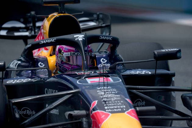 01 05 2026, Miami International Autodrome, Miami, Formula 1 Crypto com Miami Grand Prix 2026 ,in the picture Max Verstappen NLD , Oracle Red Bull Racing Photo by Hasan Bratic DeFodi Images
