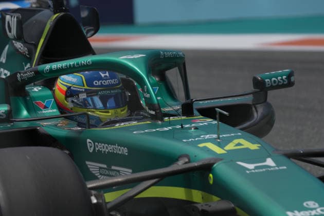 01 05 2026, Miami International Autodrome, Miami, Formula 1 Crypto com Miami Grand Prix 2026 ,in the picture Fernando Alonso ESP , Aston Martin Aramco Formula One Team Photo by Hasan Bratic DeFodi Images