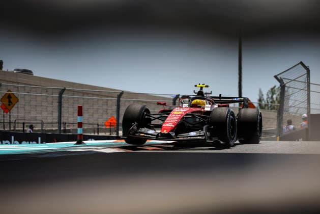 F1 - MIAMI GRAND PRIX 2026 44 HAMILTON Lewis (gbr), Scuderia Ferrari SF-26, action during the Formula 1 Miami Grand Prix 2026, 4th round of the 2026 Formula One World Championship, WM, Weltmeisterschaft from May 1 to 3, 2026 on the Miami International Autodrome, in Miami Gardens, USA - Miami GardensUnited States  Copyright: xXavixBonillax