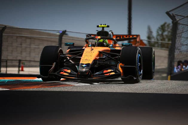 F1 - MIAMI GRAND PRIX 2026 01 NORRIS Lando (gbr), McLaren F1 Team MCL40, action during the Formula 1 Miami Grand Prix 2026, 4th round of the 2026 Formula One World Championship, WM, Weltmeisterschaft from May 1 to 3, 2026 on the Miami International Autodrome, in Miami Gardens, USA - Miami GardensUnited States  Copyright: xXavixBonillax