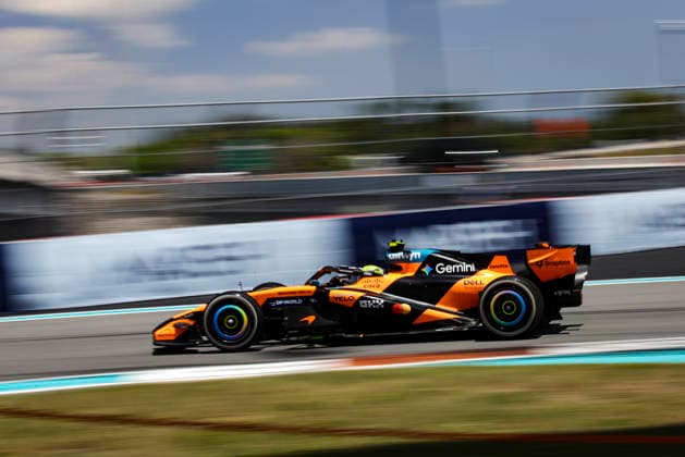 F1 - MIAMI GRAND PRIX 2026 01 NORRIS Lando (gbr), McLaren F1 Team MCL40, action during the Formula 1 Miami Grand Prix 2026, 4th round of the 2026 Formula One World Championship, WM, Weltmeisterschaft from May 1 to 3, 2026 on the Miami International Autodrome, in Miami Gardens, USA - Miami GardensUnited States  Copyright: xXavixBonillax