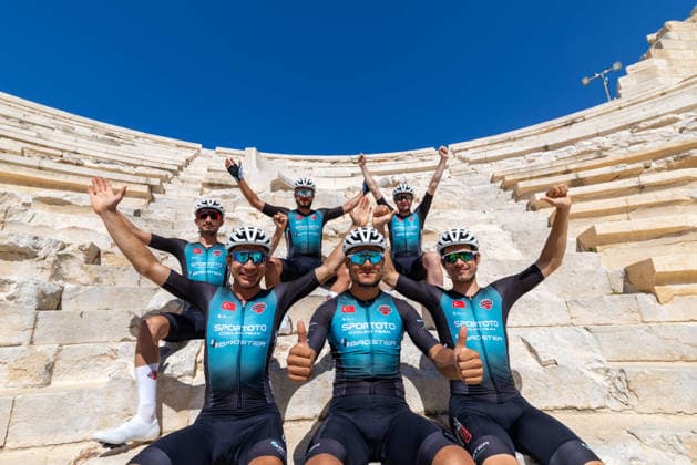 The 61st Presidential Cycling Tour of Turkiye (TUR 2026) has officially begun, starting with its opening stage in the coastal town of Cesme, Izmir. Held under the auspices of the Presidency of the Republic of Türkiye, this prestigious UCI ProSeries race brings together 23 teams and 161 world-class cyclists to compete over eight days, from April 26 to May 3, 2026...The 2026 edition unfolds across routes showcasing some of Türkiye s most striking landscapes. Starting in Cesme, the race follows the Aegean and Mediterranean coastlines, covering stages through Antalya and the southern shores before concluding in the capital, Ankara. Beyond sporting competition, the tour plays a key role in promoting Türkiye s natural and cultural richness on a global stage..This year, the race consists of 8 stages covering approximately 1,200 kilometers. Nearly 20 teams and over 150 riders from around the world are competing, under the coordination of the Turkish Cycling Federation..With the first three stages completed, the pace in the peloton has intensified and the general classification has begun to take shape. Sprint finishes and technically demanding routes have stood out, with the third stage drawing attention for its high tempo and dramatic finale..The third stage of the 61st Presidential Cycling Tour of Türkiye (TUR 2026) was won by Colombian rider Ivan Ramiro Sosa of Equipo Kern Pharma. Covering the 132.7-kilometer Marmaris-Kıran route, Sosa finished in 3 hours, 40 minutes, and 25 seconds. In the summit finish, Australian rider Sebastian Berwick of Caja Rural-Seguros RGA placed second, while French rider Nicolas Breuillard of TotalEnergies finished third..As the race progresses, challenging climbs and critical time gaps are expected to further heighten the excitement. The tour continues to deliver a compelling blend of elite competition and global vis Copyright: RizaxOzel 19081527