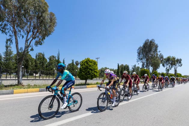 The 61st Presidential Cycling Tour of Turkiye (TUR 2026) has officially begun, starting with its opening stage in the coastal town of Cesme, Izmir. Held under the auspices of the Presidency of the Republic of Türkiye, this prestigious UCI ProSeries race brings together 23 teams and 161 world-class cyclists to compete over eight days, from April 26 to May 3, 2026...The 2026 edition unfolds across routes showcasing some of Türkiye s most striking landscapes. Starting in Cesme, the race follows the Aegean and Mediterranean coastlines, covering stages through Antalya and the southern shores before concluding in the capital, Ankara. Beyond sporting competition, the tour plays a key role in promoting Türkiye s natural and cultural richness on a global stage..This year, the race consists of 8 stages covering approximately 1,200 kilometers. Nearly 20 teams and over 150 riders from around the world are competing, under the coordination of the Turkish Cycling Federation..With the first three stages completed, the pace in the peloton has intensified and the general classification has begun to take shape. Sprint finishes and technically demanding routes have stood out, with the third stage drawing attention for its high tempo and dramatic finale..The third stage of the 61st Presidential Cycling Tour of Türkiye (TUR 2026) was won by Colombian rider Ivan Ramiro Sosa of Equipo Kern Pharma. Covering the 132.7-kilometer Marmaris-KÄÂ±ran route, Sosa finished in 3 hours, 40 minutes, and 25 seconds. In the summit finish, Australian rider Sebastian Berwick of Caja Rural-Seguros RGA placed second, while French rider Nicolas Breuillard of TotalEnergies finished third..As the race progresses, challenging climbs and critical time gaps are expected to further heighten the excitement. The tour continues to deliver a compelling blend of elite competition and global vis Copyright: RizaxOzel 19081542