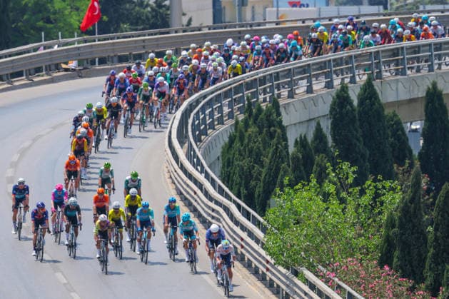 The 61st Presidential Cycling Tour of Turkiye (TUR 2026) has officially begun, starting with its opening stage in the coastal town of Cesme, Izmir. Held under the auspices of the Presidency of the Republic of Türkiye, this prestigious UCI ProSeries race brings together 23 teams and 161 world-class cyclists to compete over eight days, from April 26 to May 3, 2026...The 2026 edition unfolds across routes showcasing some of Türkiye s most striking landscapes. Starting in Cesme, the race follows the Aegean and Mediterranean coastlines, covering stages through Antalya and the southern shores before concluding in the capital, Ankara. Beyond sporting competition, the tour plays a key role in promoting Türkiye s natural and cultural richness on a global stage..This year, the race consists of 8 stages covering approximately 1,200 kilometers. Nearly 20 teams and over 150 riders from around the world are competing, under the coordination of the Turkish Cycling Federation..With the first three stages completed, the pace in the peloton has intensified and the general classification has begun to take shape. Sprint finishes and technically demanding routes have stood out, with the third stage drawing attention for its high tempo and dramatic finale..The third stage of the 61st Presidential Cycling Tour of Türkiye (TUR 2026) was won by Colombian rider Ivan Ramiro Sosa of Equipo Kern Pharma. Covering the 132.7-kilometer Marmaris-KÄÂ±ran route, Sosa finished in 3 hours, 40 minutes, and 25 seconds. In the summit finish, Australian rider Sebastian Berwick of Caja Rural-Seguros RGA placed second, while French rider Nicolas Breuillard of TotalEnergies finished third..As the race progresses, challenging climbs and critical time gaps are expected to further heighten the excitement. The tour continues to deliver a compelling blend of elite competition and global vis Copyright: RizaxOzel 19081550