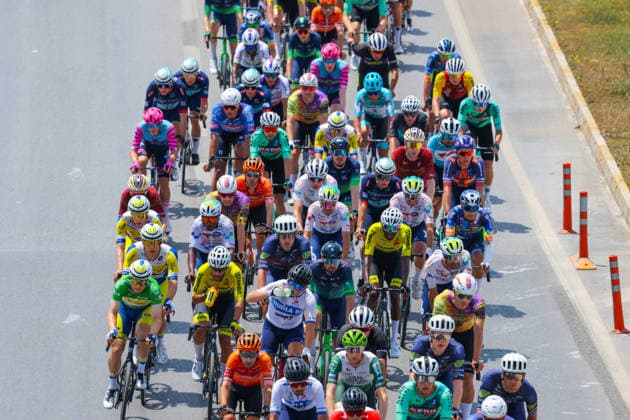 The 61st Presidential Cycling Tour of Turkiye (TUR 2026) has officially begun, starting with its opening stage in the coastal town of Cesme, Izmir. Held under the auspices of the Presidency of the Republic of Türkiye, this prestigious UCI ProSeries race brings together 23 teams and 161 world-class cyclists to compete over eight days, from April 26 to May 3, 2026...The 2026 edition unfolds across routes showcasing some of Türkiye s most striking landscapes. Starting in Cesme, the race follows the Aegean and Mediterranean coastlines, covering stages through Antalya and the southern shores before concluding in the capital, Ankara. Beyond sporting competition, the tour plays a key role in promoting Türkiye s natural and cultural richness on a global stage..This year, the race consists of 8 stages covering approximately 1,200 kilometers. Nearly 20 teams and over 150 riders from around the world are competing, under the coordination of the Turkish Cycling Federation..With the first three stages completed, the pace in the peloton has intensified and the general classification has begun to take shape. Sprint finishes and technically demanding routes have stood out, with the third stage drawing attention for its high tempo and dramatic finale..The third stage of the 61st Presidential Cycling Tour of Türkiye (TUR 2026) was won by Colombian rider Ivan Ramiro Sosa of Equipo Kern Pharma. Covering the 132.7-kilometer Marmaris-KÄÂ±ran route, Sosa finished in 3 hours, 40 minutes, and 25 seconds. In the summit finish, Australian rider Sebastian Berwick of Caja Rural-Seguros RGA placed second, while French rider Nicolas Breuillard of TotalEnergies finished third..As the race progresses, challenging climbs and critical time gaps are expected to further heighten the excitement. The tour continues to deliver a compelling blend of elite competition and global vis Copyright: RizaxOzel 19081559