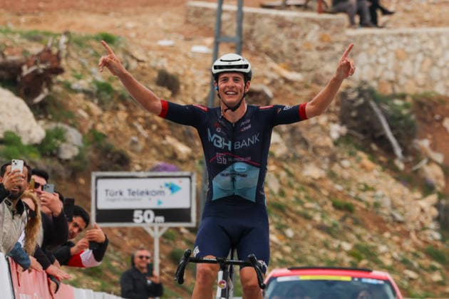 The 61st Presidential Cycling Tour of Turkiye (TUR 2026) has officially begun, starting with its opening stage in the coastal town of Cesme, Izmir. Held under the auspices of the Presidency of the Republic of Türkiye, this prestigious UCI ProSeries race brings together 23 teams and 161 world-class cyclists to compete over eight days, from April 26 to May 3, 2026...The 2026 edition unfolds across routes showcasing some of Türkiye s most striking landscapes. Starting in Cesme, the race follows the Aegean and Mediterranean coastlines, covering stages through Antalya and the southern shores before concluding in the capital, Ankara. Beyond sporting competition, the tour plays a key role in promoting Türkiye s natural and cultural richness on a global stage..This year, the race consists of 8 stages covering approximately 1,200 kilometers. Nearly 20 teams and over 150 riders from around the world are competing, under the coordination of the Turkish Cycling Federation..With the first three stages completed, the pace in the peloton has intensified and the general classification has begun to take shape. Sprint finishes and technically demanding routes have stood out, with the third stage drawing attention for its high tempo and dramatic finale..The third stage of the 61st Presidential Cycling Tour of Türkiye (TUR 2026) was won by Colombian rider Ivan Ramiro Sosa of Equipo Kern Pharma. Covering the 132.7-kilometer Marmaris-KÄÂ±ran route, Sosa finished in 3 hours, 40 minutes, and 25 seconds. In the summit finish, Australian rider Sebastian Berwick of Caja Rural-Seguros RGA placed second, while French rider Nicolas Breuillard of TotalEnergies finished third..As the race progresses, challenging climbs and critical time gaps are expected to further heighten the excitement. The tour continues to deliver a compelling blend of elite competition and global vis Copyright: RizaxOzel 19081567