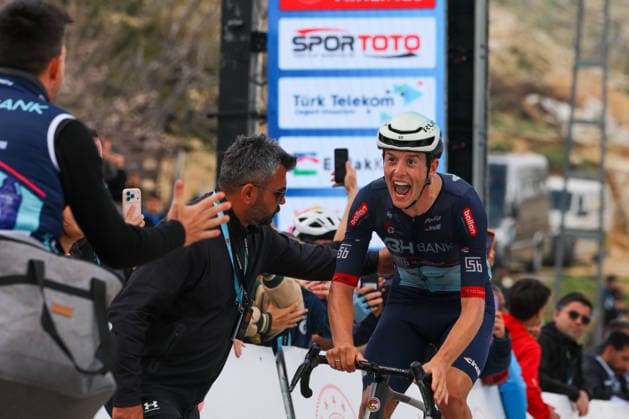 The 61st Presidential Cycling Tour of Turkiye (TUR 2026) has officially begun, starting with its opening stage in the coastal town of Cesme, Izmir. Held under the auspices of the Presidency of the Republic of Türkiye, this prestigious UCI ProSeries race brings together 23 teams and 161 world-class cyclists to compete over eight days, from April 26 to May 3, 2026...The 2026 edition unfolds across routes showcasing some of Türkiye s most striking landscapes. Starting in Cesme, the race follows the Aegean and Mediterranean coastlines, covering stages through Antalya and the southern shores before concluding in the capital, Ankara. Beyond sporting competition, the tour plays a key role in promoting Türkiye s natural and cultural richness on a global stage..This year, the race consists of 8 stages covering approximately 1,200 kilometers. Nearly 20 teams and over 150 riders from around the world are competing, under the coordination of the Turkish Cycling Federation..With the first three stages completed, the pace in the peloton has intensified and the general classification has begun to take shape. Sprint finishes and technically demanding routes have stood out, with the third stage drawing attention for its high tempo and dramatic finale..The third stage of the 61st Presidential Cycling Tour of Türkiye (TUR 2026) was won by Colombian rider Ivan Ramiro Sosa of Equipo Kern Pharma. Covering the 132.7-kilometer Marmaris-KÄÂ±ran route, Sosa finished in 3 hours, 40 minutes, and 25 seconds. In the summit finish, Australian rider Sebastian Berwick of Caja Rural-Seguros RGA placed second, while French rider Nicolas Breuillard of TotalEnergies finished third..As the race progresses, challenging climbs and critical time gaps are expected to further heighten the excitement. The tour continues to deliver a compelling blend of elite competition and global vis Copyright: RizaxOzel 19081578