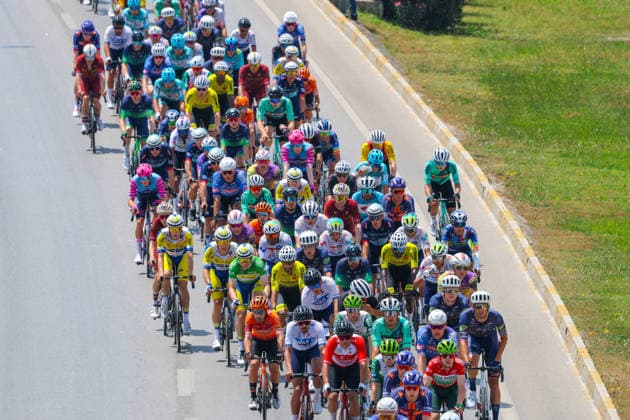 The 61st Presidential Cycling Tour of Turkiye (TUR 2026) has officially begun, starting with its opening stage in the coastal town of Cesme, Izmir. Held under the auspices of the Presidency of the Republic of Türkiye, this prestigious UCI ProSeries race brings together 23 teams and 161 world-class cyclists to compete over eight days, from April 26 to May 3, 2026...The 2026 edition unfolds across routes showcasing some of Türkiye s most striking landscapes. Starting in Cesme, the race follows the Aegean and Mediterranean coastlines, covering stages through Antalya and the southern shores before concluding in the capital, Ankara. Beyond sporting competition, the tour plays a key role in promoting Türkiye s natural and cultural richness on a global stage..This year, the race consists of 8 stages covering approximately 1,200 kilometers. Nearly 20 teams and over 150 riders from around the world are competing, under the coordination of the Turkish Cycling Federation..With the first three stages completed, the pace in the peloton has intensified and the general classification has begun to take shape. Sprint finishes and technically demanding routes have stood out, with the third stage drawing attention for its high tempo and dramatic finale..The third stage of the 61st Presidential Cycling Tour of Türkiye (TUR 2026) was won by Colombian rider Ivan Ramiro Sosa of Equipo Kern Pharma. Covering the 132.7-kilometer Marmaris-Kıran route, Sosa finished in 3 hours, 40 minutes, and 25 seconds. In the summit finish, Australian rider Sebastian Berwick of Caja Rural-Seguros RGA placed second, while French rider Nicolas Breuillard of TotalEnergies finished third..As the race progresses, challenging climbs and critical time gaps are expected to further heighten the excitement. The tour continues to deliver a compelling blend of elite competition and global vis Copyright: RizaxOzel 19081579