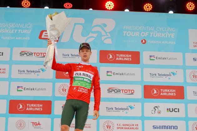The 61st Presidential Cycling Tour of Turkiye (TUR 2026) has officially begun, starting with its opening stage in the coastal town of Cesme, Izmir. Held under the auspices of the Presidency of the Republic of Türkiye, this prestigious UCI ProSeries race brings together 23 teams and 161 world-class cyclists to compete over eight days, from April 26 to May 3, 2026...The 2026 edition unfolds across routes showcasing some of Türkiye s most striking landscapes. Starting in Cesme, the race follows the Aegean and Mediterranean coastlines, covering stages through Antalya and the southern shores before concluding in the capital, Ankara. Beyond sporting competition, the tour plays a key role in promoting Türkiye s natural and cultural richness on a global stage..This year, the race consists of 8 stages covering approximately 1,200 kilometers. Nearly 20 teams and over 150 riders from around the world are competing, under the coordination of the Turkish Cycling Federation..With the first three stages completed, the pace in the peloton has intensified and the general classification has begun to take shape. Sprint finishes and technically demanding routes have stood out, with the third stage drawing attention for its high tempo and dramatic finale..The third stage of the 61st Presidential Cycling Tour of Türkiye (TUR 2026) was won by Colombian rider Ivan Ramiro Sosa of Equipo Kern Pharma. Covering the 132.7-kilometer Marmaris-Kıran route, Sosa finished in 3 hours, 40 minutes, and 25 seconds. In the summit finish, Australian rider Sebastian Berwick of Caja Rural-Seguros RGA placed second, while French rider Nicolas Breuillard of TotalEnergies finished third..As the race progresses, challenging climbs and critical time gaps are expected to further heighten the excitement. The tour continues to deliver a compelling blend of elite competition and global vis Copyright: RizaxOzel 19081587