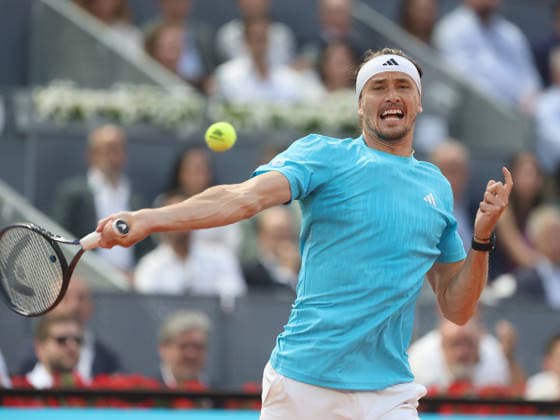 Alberto Simon Alexander Zverev during his Semi Final match of the main draw of the Mutua Madrid Open de Tenis, played at the Caja Magica on May 1, 2026 in Madrid, Spain Copyright: xALBERTOxSIMONx AgenciaxLOFx