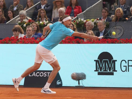 Alberto Simon Alexander Zverev during his Semi Final match of the main draw of the Mutua Madrid Open de Tenis, played at the Caja Magica on May 1, 2026 in Madrid, Spain Copyright: xALBERTOxSIMONx AgenciaxLOFx