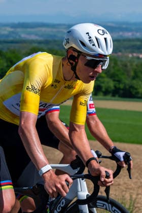 Tour de Romandie 2026 : 79th edition of the Tour de Romandie 2026 Orbe - Step 3 01.05.2026, Orbe, Between Villars-sous-Champvent and Baulmes, Tour de Romandie 2026: 79th edition of the Tour de Romandie 2026 - Orbe - Step 3. Tadej Pogacar (SLO, UAE TEAM EMIRATES XRG) during the Tour de Romandie 2026 79th edition of the Tour de Romandie 2026 Orbe - Step 3 on Friday 01.05.2026 at the Between Villars-sous-Champvent and Baulmes in Orbe, Switzerland. Orbe Between Villars-sous-Champvent a Vaud Switzerland Copyright: xMediafabxPhotographyxFabricexDexGasperisx MEDIAFAB-CYCLISME-TDR-ORBE-01.05.2026-CYC_7430