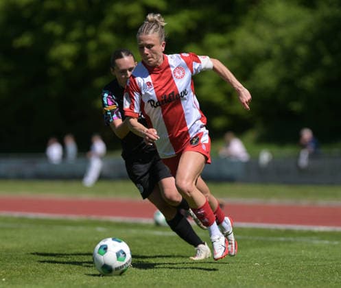 01 05 2026, xophax, Fussball Verband Mittelrhein Schaebens Pokal der Frauen Aggerstadion Troisdorf SC Fortuna Köln vs Vorwärts Spoho Annika Boden SC Fortuna Köln Koeln