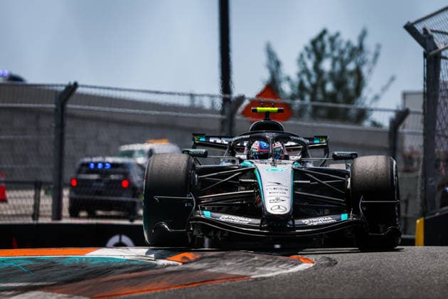 F1 - MIAMI GRAND PRIX 2026 12 KIMI ANTONELLI Andrea (ita), Mercedes AMG F1 Team W17, action during the Formula 1 Miami Grand Prix 2026, 4th round of the 2026 Formula One World Championship, WM, Weltmeisterschaft from May 1 to 3, 2026 on the Miami International Autodrome, in Miami Gardens, USA - Miami GardensUnited States  Copyright: xANTONINxVINCENTx