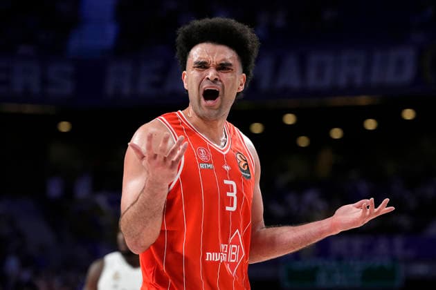 REAL MADRID v HAPOEL IBI TEL AVIV. EUROLEAGUE 2025 2026. PLAY OFFS. GAME 2 Hapoel Ibi Tel Aviv s Elijah Bryant during Euroleague Play-offs Game 2 match. May 1, 2026. (ALTERPHOTOS Acero) MadridSpain  Copyright: xAcerox